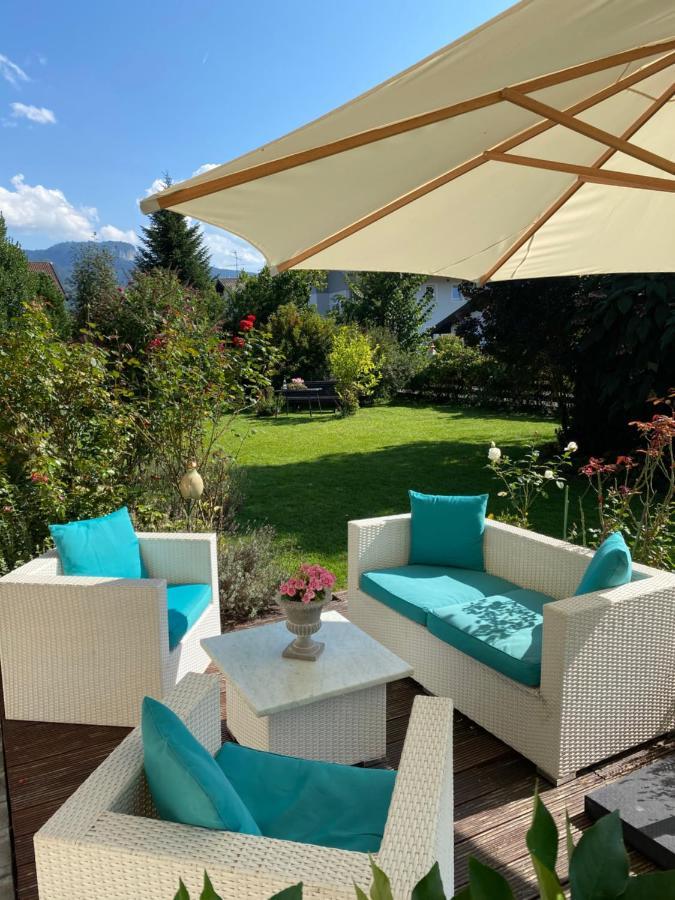 Charmantes Garten-Apartment: Erholung Im Chiemgau ウンターヴォッセン エクステリア 写真