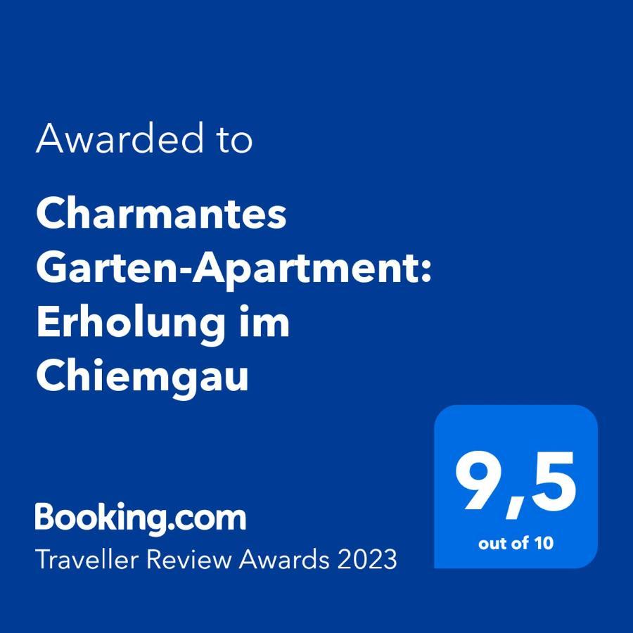 Charmantes Garten-Apartment: Erholung Im Chiemgau ウンターヴォッセン エクステリア 写真